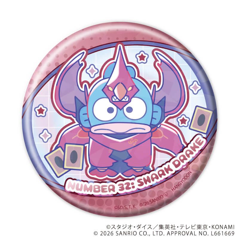 ホログラム缶バッジ(65ｍｍ)「遊☆戯☆王ZEXAL×サンリオキャラクターズ」01/コンプリートセット(全5種)(コラボイラスト)
