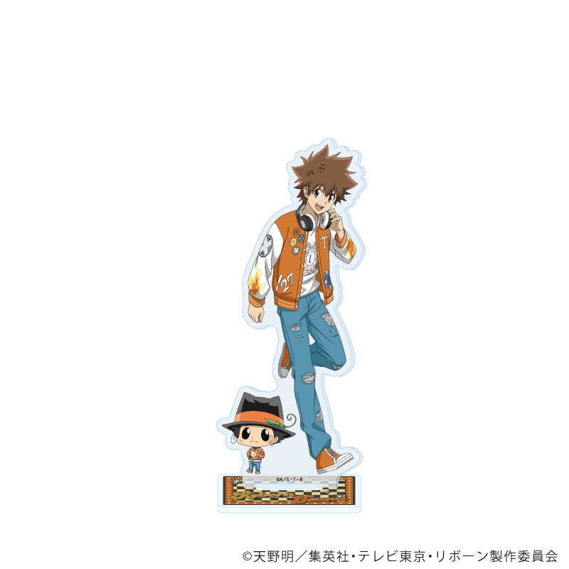 アクリルスタンド「家庭教師ヒットマンREBORN!」124/リボーン&沢田綱吉(描き下ろしイラスト)