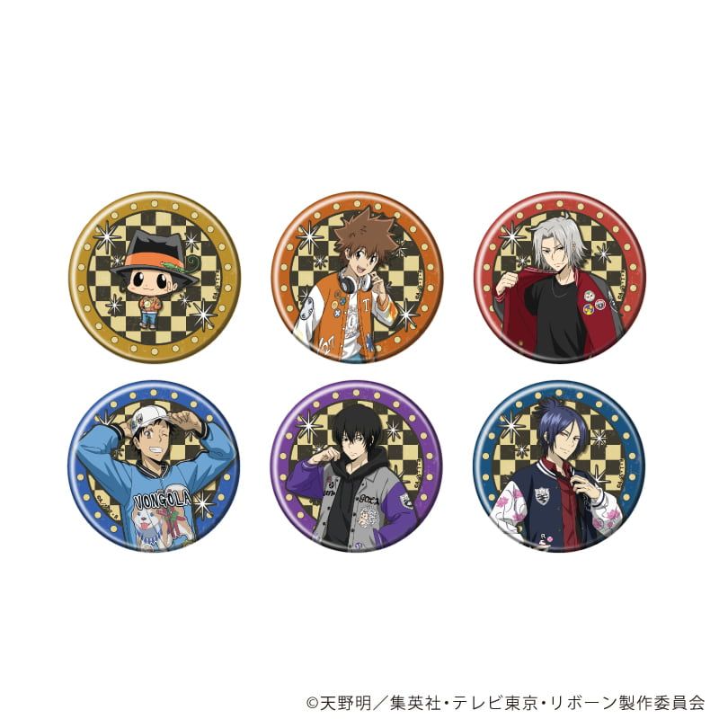 缶バッジ「家庭教師ヒットマンREBORN!」77/コンプリートセット(全6種)(描き下ろしイラスト)