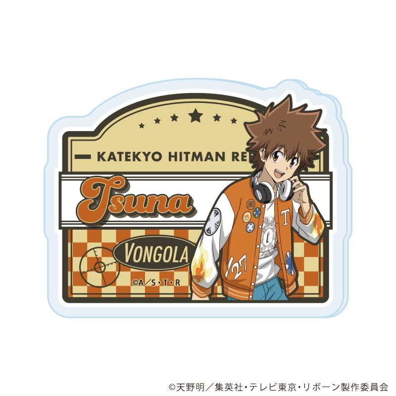 アクリルプレートバッジ「家庭教師ヒットマンREBORN!」03/ブラインド(6種)(描き下ろしイラスト)