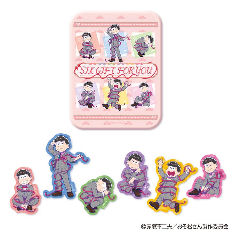 TVアニメ「おそ松さん」～SIX GIFT FOR YOU～ 缶ケース＆ステッカーセット