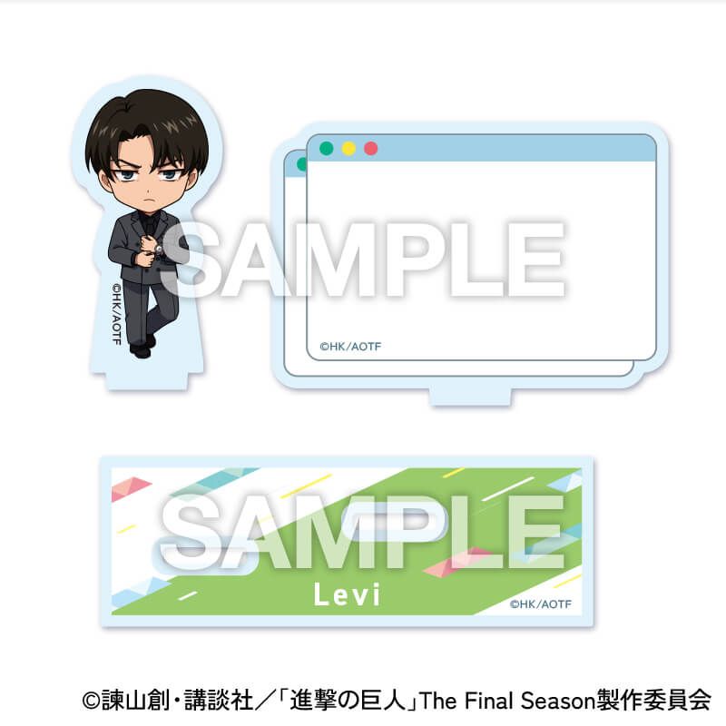 TVアニメ『進撃の巨人』アクリルメモスタンド（リヴァイ）