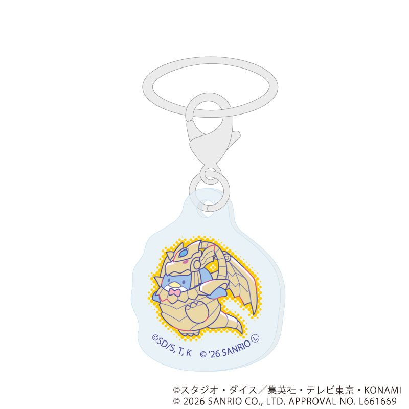 めじるしチャーム「遊☆戯☆王デュエルモンスターズ×サンリオキャラクターズ」01/コンプリートセット(全10種)(コラボイラスト)