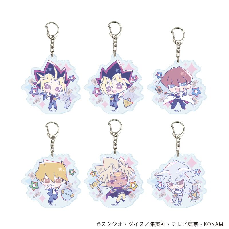 アクリルキーホルダー「遊☆戯☆王デュエルモンスターズ Design produced by Sanrio」01/コンプリートセット(全6種)(コラボイラスト)