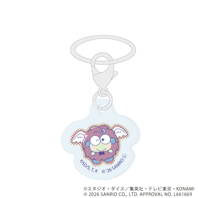 めじるしチャーム「遊☆戯☆王デュエルモンスターズGX×サンリオキャラクターズ」01/ブラインド(9種)(コラボイラスト)