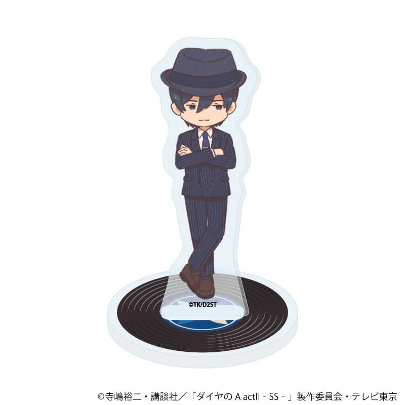 アクリルぷちスタンド「TVアニメ『ダイヤのA actⅡ -Second Season-』」03/コンプリートセット(全11種)(レトロアートイラスト)