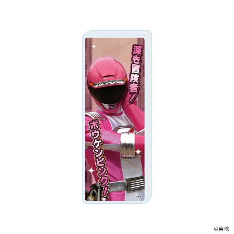ミニアクリルブロック「轟轟戦隊ボウケンジャー」05/ボウケンピンク(公式イラスト)
