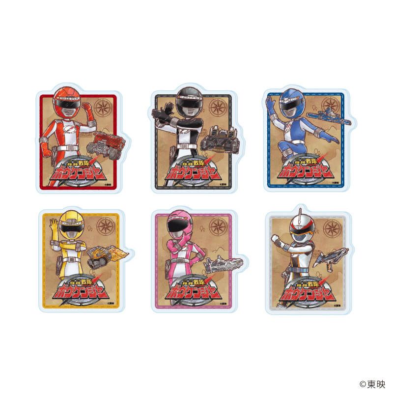 アクリルマグネット「轟轟戦隊ボウケンジャー」01/コンプリートセット(全6種)(グラフアートイラスト)