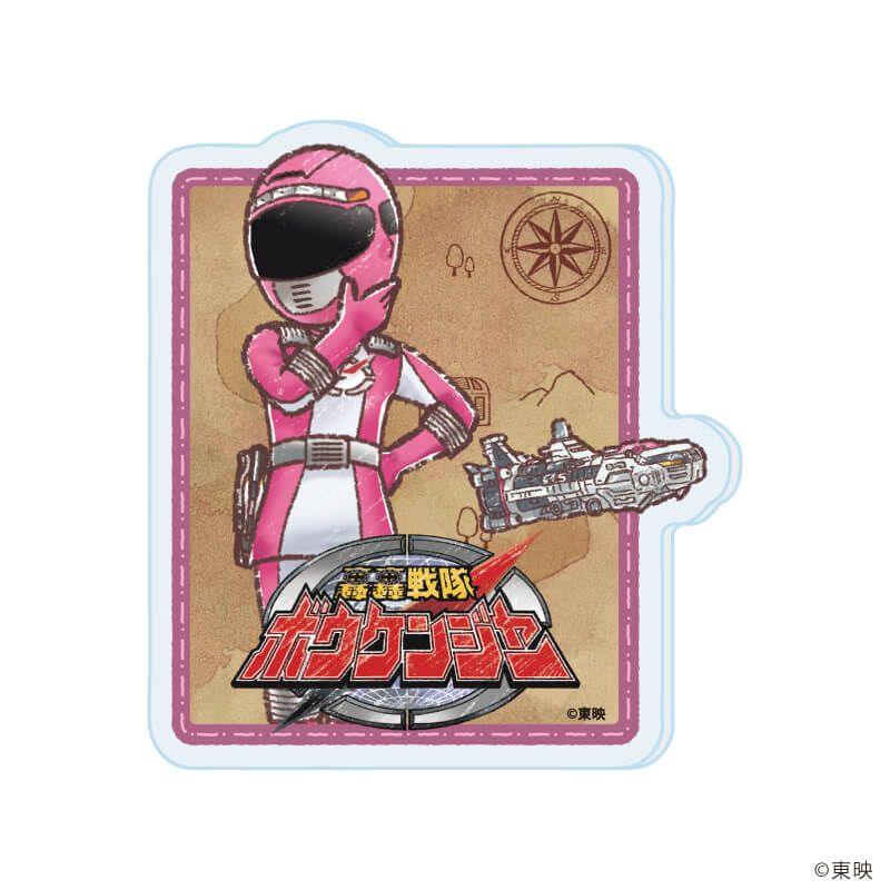 アクリルマグネット「轟轟戦隊ボウケンジャー」01/コンプリートセット(全6種)(グラフアートイラスト)