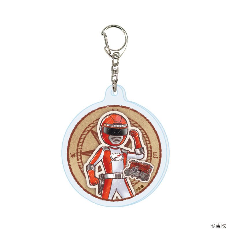 アクリルキーホルダー「轟轟戦隊ボウケンジャー」01/コンプリートセット(全6種)(グラフアートイラスト)
