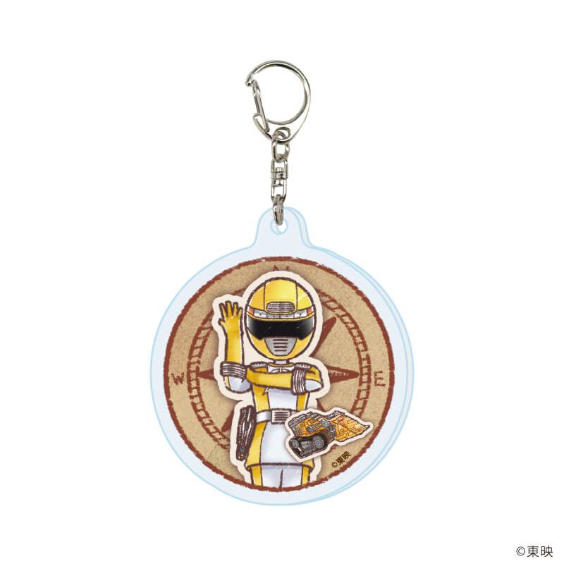 アクリルキーホルダー「轟轟戦隊ボウケンジャー」01/コンプリートセット(全6種)(グラフアートイラスト)