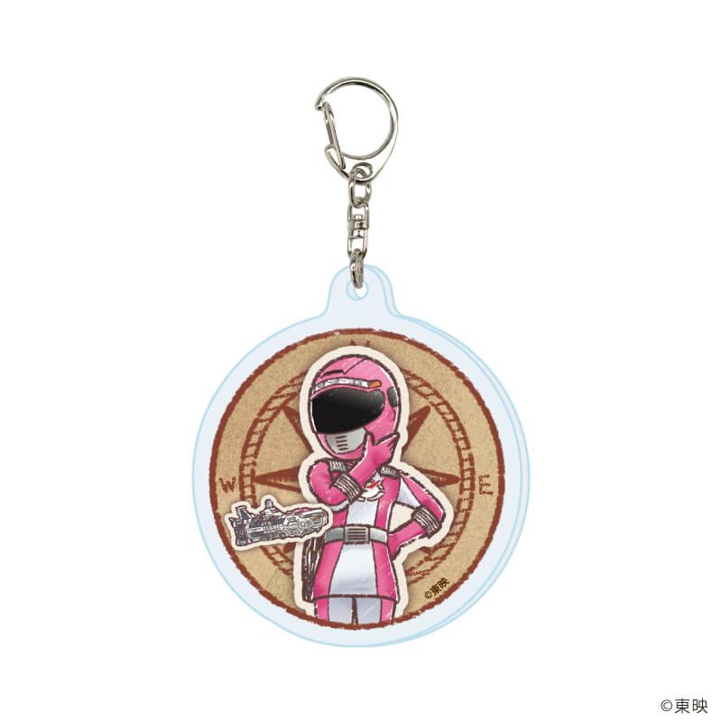 アクリルキーホルダー「轟轟戦隊ボウケンジャー」01/コンプリートセット(全6種)(グラフアートイラスト)