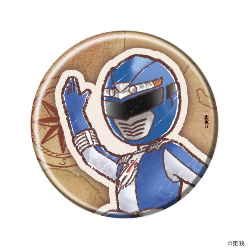 缶バッジ「轟轟戦隊ボウケンジャー」01/コンプリートセット(全6種)(グラフアートイラスト)