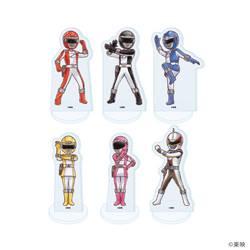 アクリルぷちスタンド「轟轟戦隊ボウケンジャー」01/ブラインド(6種)(グラフアートイラスト)