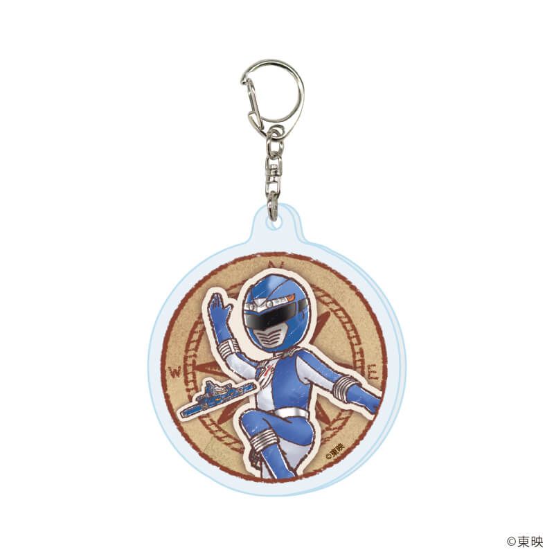 アクリルキーホルダー「轟轟戦隊ボウケンジャー」01/ブラインド(6種)(グラフアートイラスト)