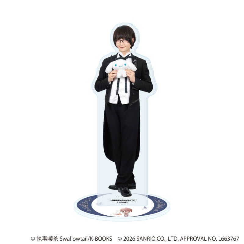 アクリルスタンド「執事喫茶スワロウテイル×サンリオキャラクターズ」04/百合野×シナモロール