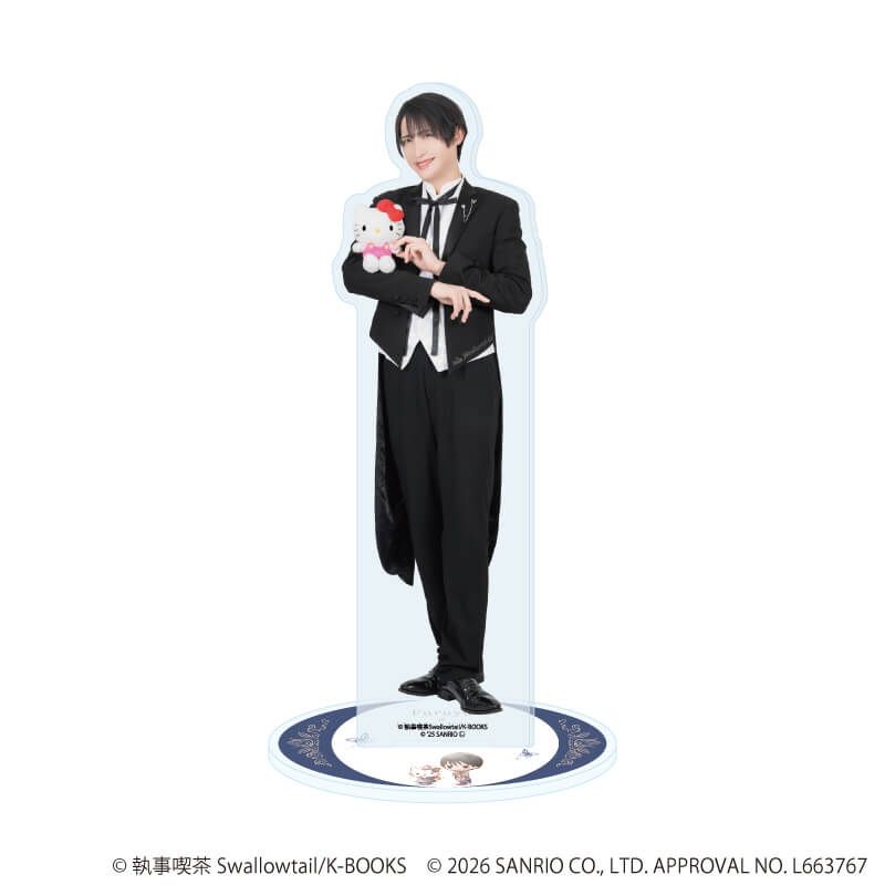 アクリルスタンド「執事喫茶スワロウテイル×サンリオキャラクターズ」03/古谷×ハローキティ