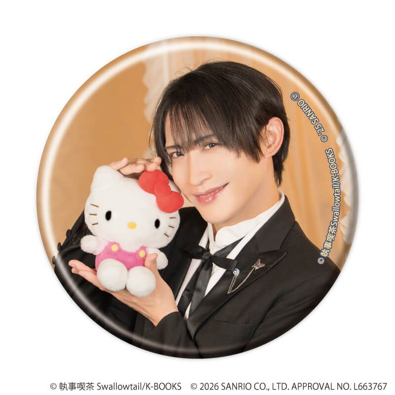 缶バッジ「執事喫茶スワロウテイル×サンリオキャラクターズ」01/コンプリートセット(全12種)