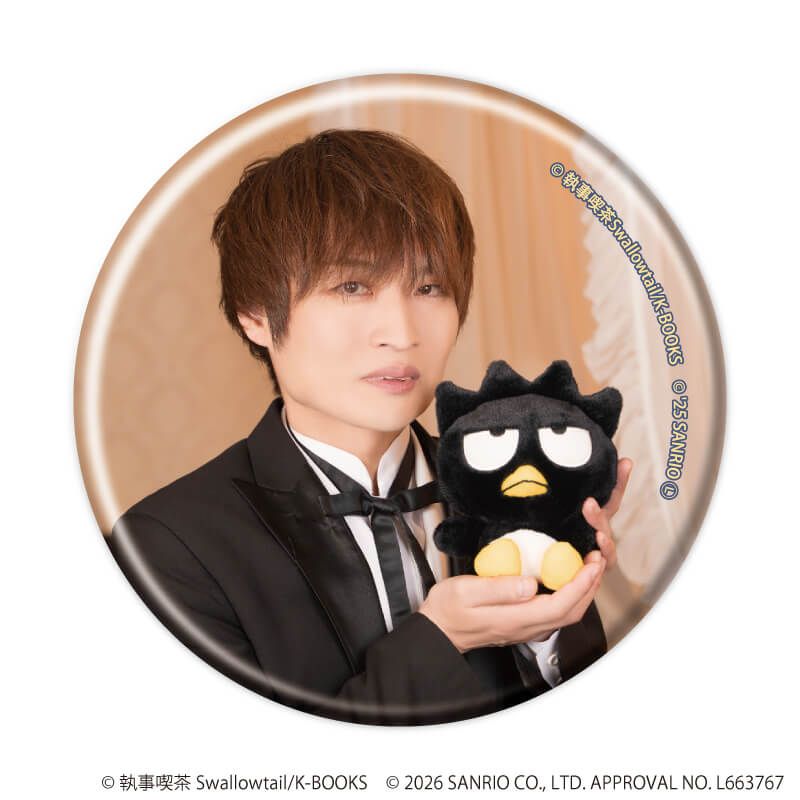 缶バッジ「執事喫茶スワロウテイル×サンリオキャラクターズ」01/コンプリートセット(全12種)