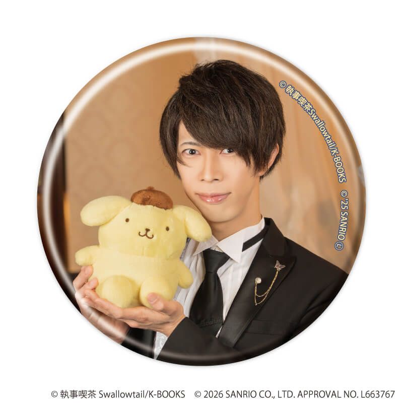 缶バッジ「執事喫茶スワロウテイル×サンリオキャラクターズ」01/コンプリートセット(全12種)