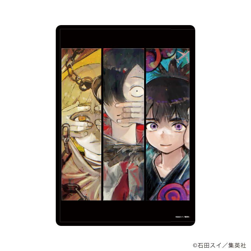 キャラクリアケース「超人X」01/東アヅマ・黒原トキオ・乙田エリイ(公式イラスト)