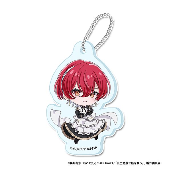 TVアニメ「死亡遊戯で飯を食う。」 ぷちちょこミニアクリルキーホルダー【紅野】