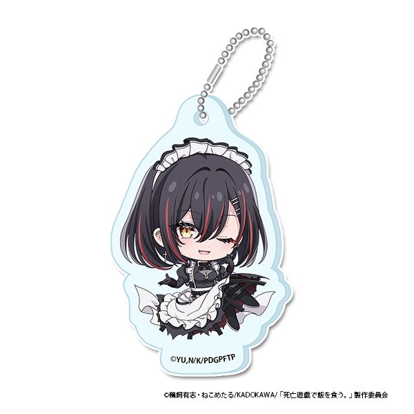 TVアニメ「死亡遊戯で飯を食う。」 ぷちちょこミニアクリルキーホルダー【黒糖】