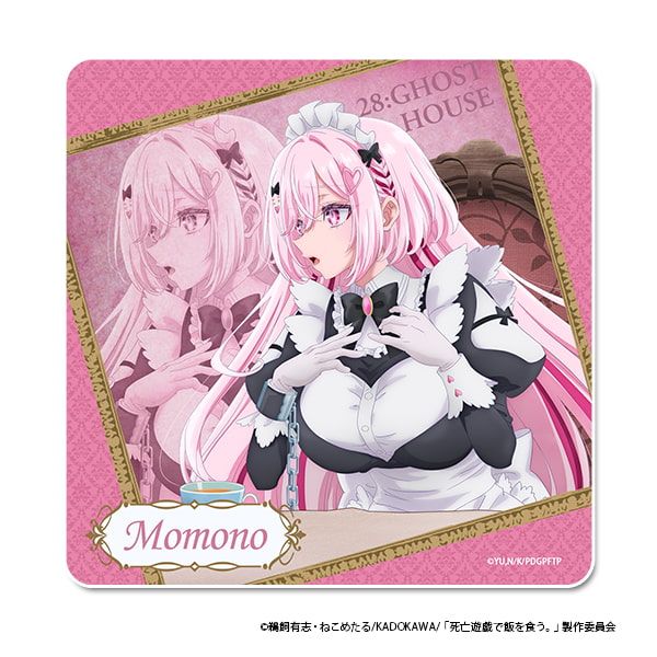 TVアニメ「死亡遊戯で飯を食う。」 ラバーマットコースター【桃乃】