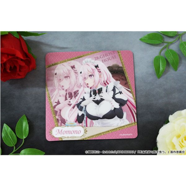 TVアニメ「死亡遊戯で飯を食う。」 ラバーマットコースター【桃乃】