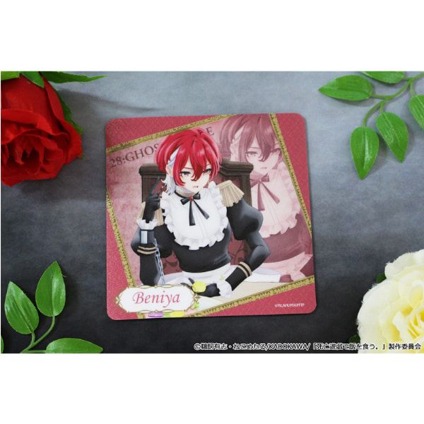 TVアニメ「死亡遊戯で飯を食う。」 ラバーマットコースター【紅野】