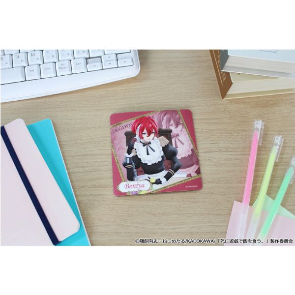 TVアニメ「死亡遊戯で飯を食う。」 ラバーマットコースター【紅野】