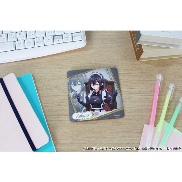 TVアニメ「死亡遊戯で飯を食う。」 ラバーマットコースター【黒糖】