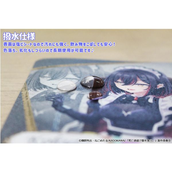 TVアニメ「死亡遊戯で飯を食う。」 ラバーマットコースター【黒糖】