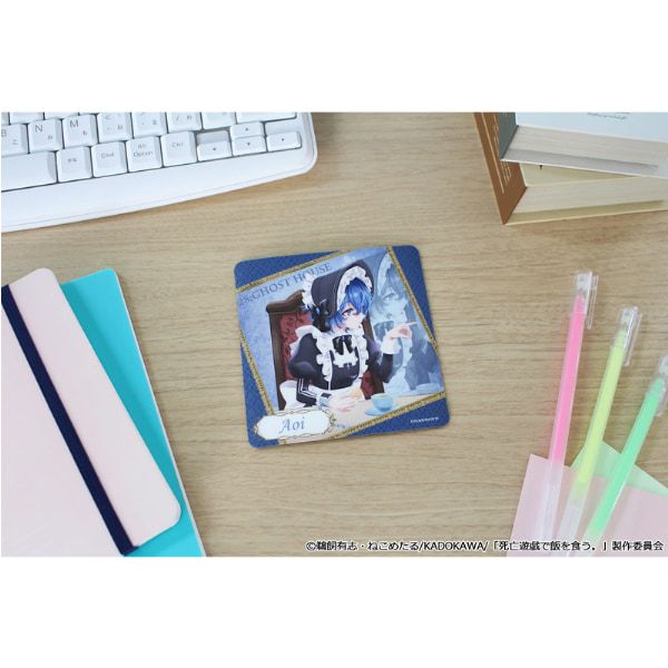 TVアニメ「死亡遊戯で飯を食う。」 ラバーマットコースター【青井】