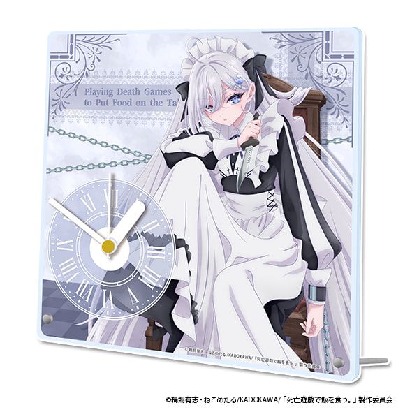 TVアニメ「死亡遊戯で飯を食う。」 アクリル置時計