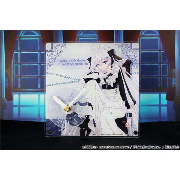 TVアニメ「死亡遊戯で飯を食う。」 アクリル置時計