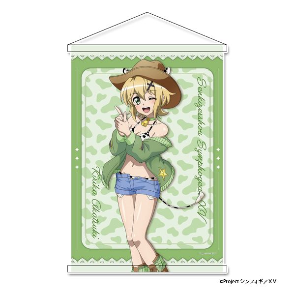 戦姫絶唱シンフォギアＸＶ 描き下ろし B2タペストリー【暁 切歌】カウガールver.