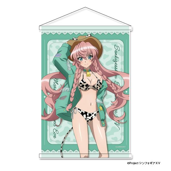 戦姫絶唱シンフォギアＸＶ 描き下ろし B2タペストリー【マリア・カデンツァヴナ・イヴ】カウガールver.