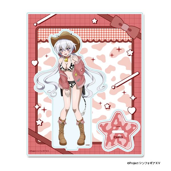 戦姫絶唱シンフォギアＸＶ 描き下ろし アクリルスタンド【雪音クリス】カウガールver.