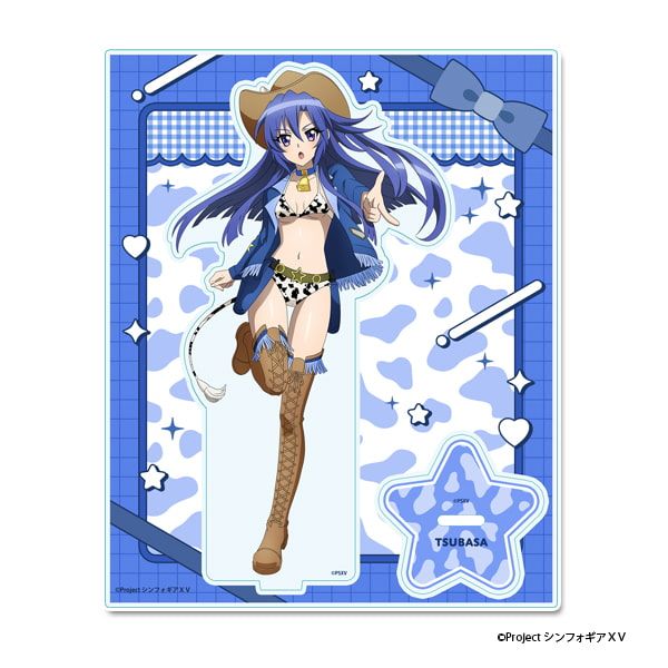 戦姫絶唱シンフォギアＸＶ 描き下ろし アクリルスタンド【風鳴 翼】カウガールver.