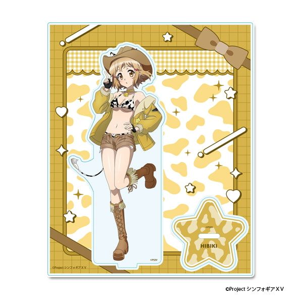 戦姫絶唱シンフォギアＸＶ 描き下ろし アクリルスタンド【立花 響】カウガールver.