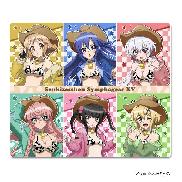 戦姫絶唱シンフォギアＸＶ 描き下ろし マウスパッド カウガールver.