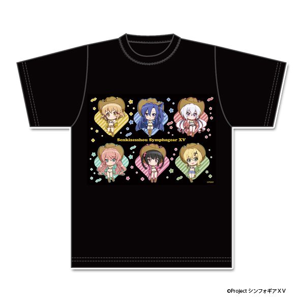 戦姫絶唱シンフォギアＸＶ ぷちちょこグラフィックTシャツ カウガールver.