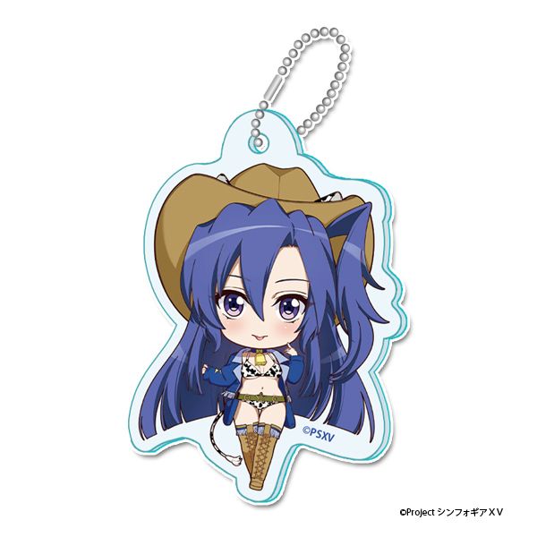 戦姫絶唱シンフォギアＸＶ ぷちちょこミニアクリルキーホルダー【風鳴 翼】カウガールver.