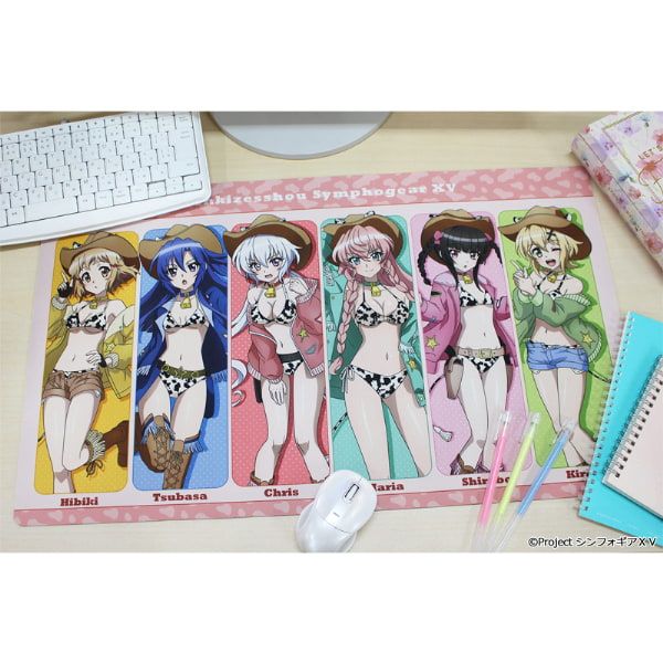 戦姫絶唱シンフォギアＸＶ 描き下ろし デスクマット カウガールver.