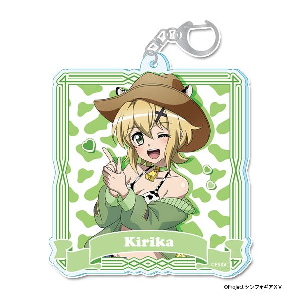 戦姫絶唱シンフォギアＸＶ 描き下ろし アクリルキーホルダー【暁 切歌】カウガールver.