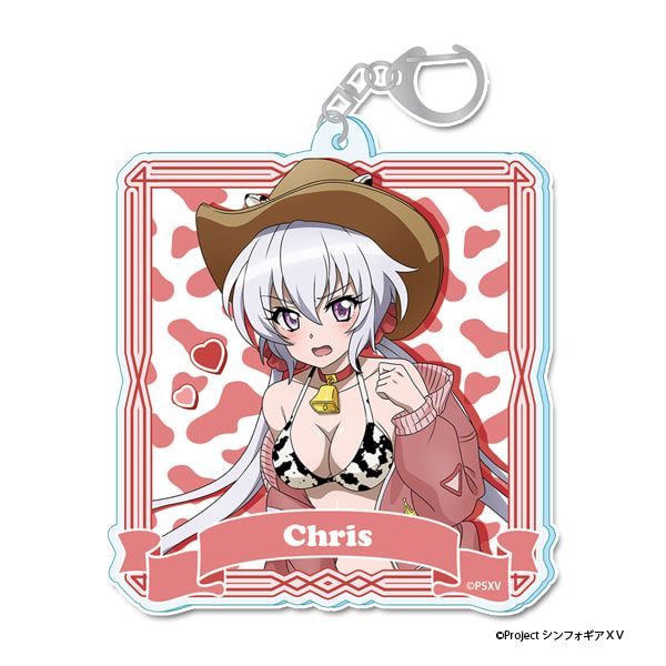 戦姫絶唱シンフォギアＸＶ 描き下ろし アクリルキーホルダー【雪音クリス】カウガールver.