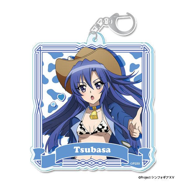 戦姫絶唱シンフォギアＸＶ 描き下ろし アクリルキーホルダー【風鳴 翼】カウガールver.