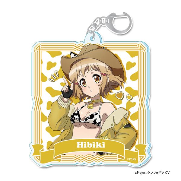 戦姫絶唱シンフォギアＸＶ 描き下ろし アクリルキーホルダー【立花 響】カウガールver.