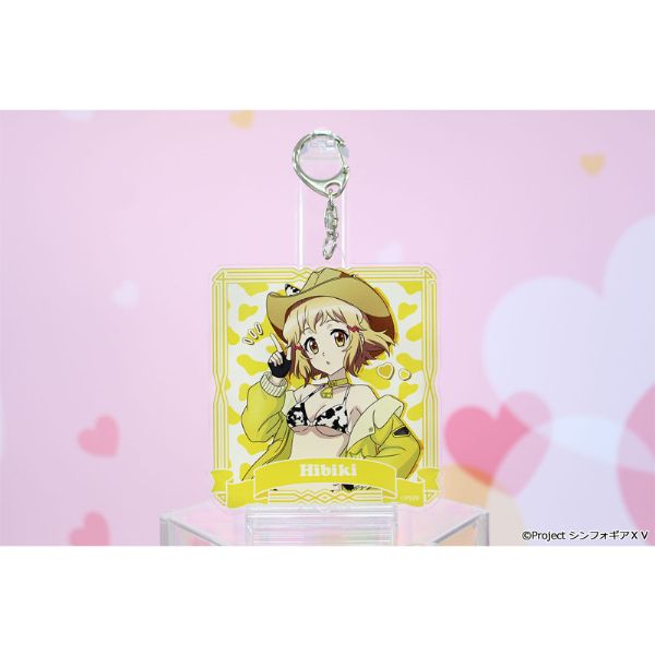 戦姫絶唱シンフォギアＸＶ 描き下ろし アクリルキーホルダー【立花 響】カウガールver.